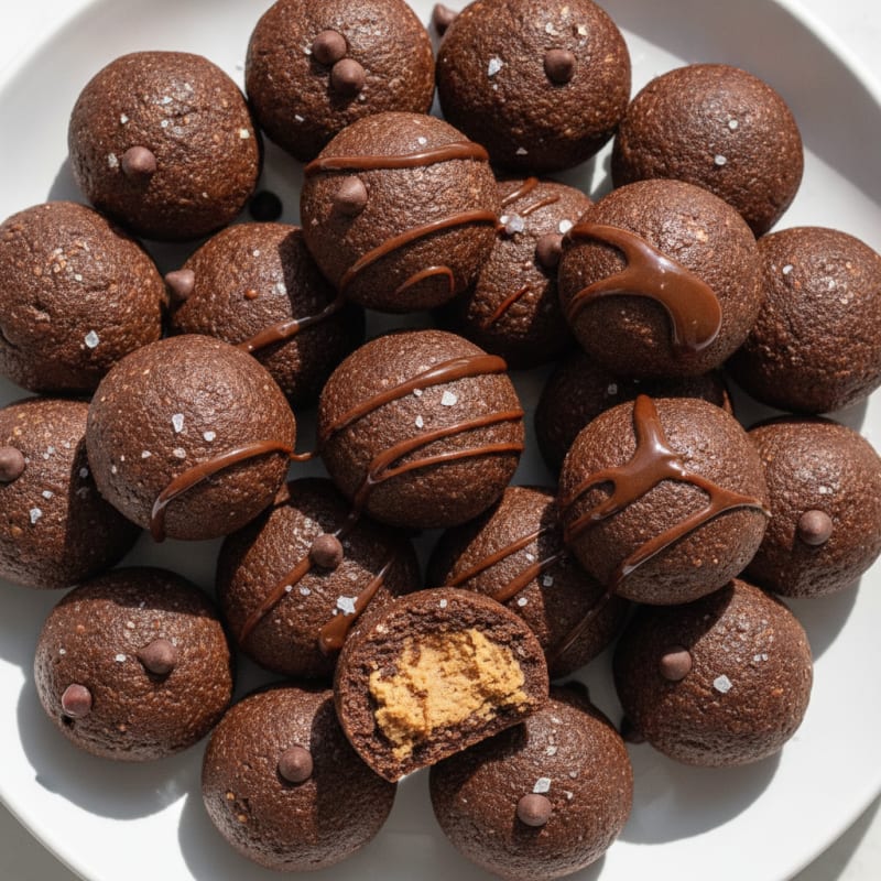 High-Protein Chocolate Peanut Butter Bites