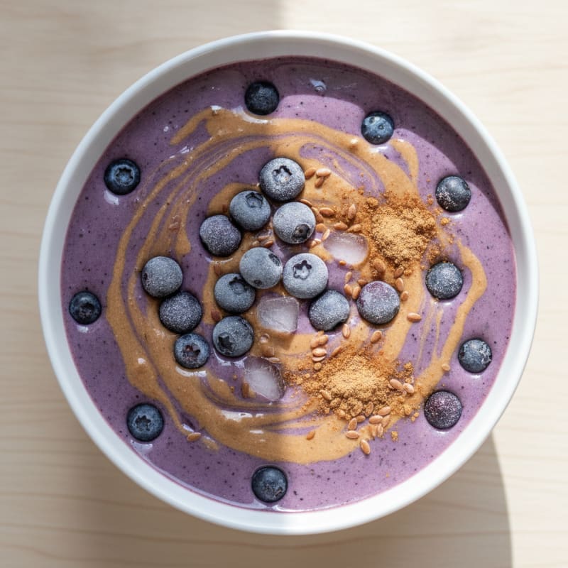 Blueberry Almond Protein Smoothie