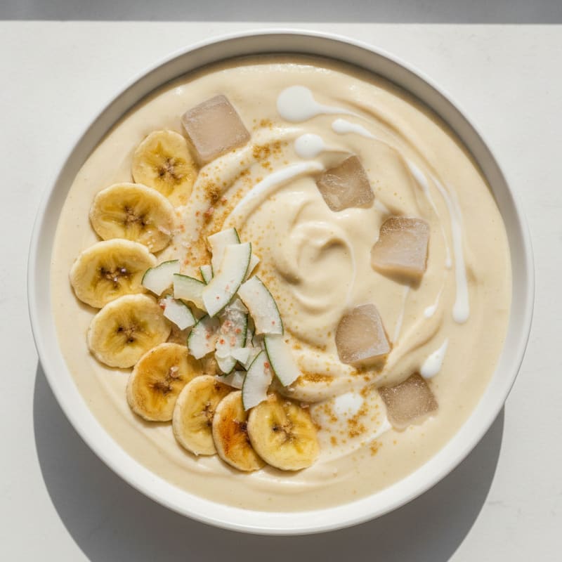 Banana Coconut Protein Power Smoothie