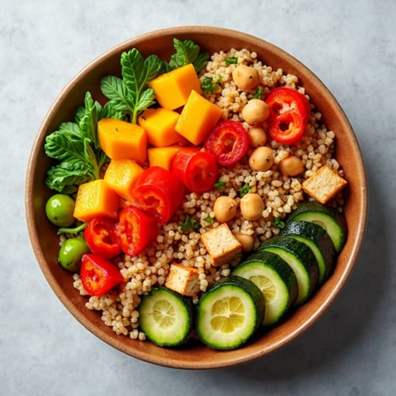 Roasted Rainbow Vegetable Buddha Bowl