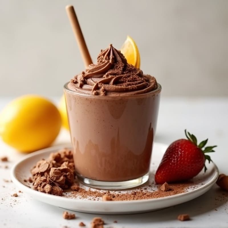 Chocolate Protein Mousse with Egg Whites