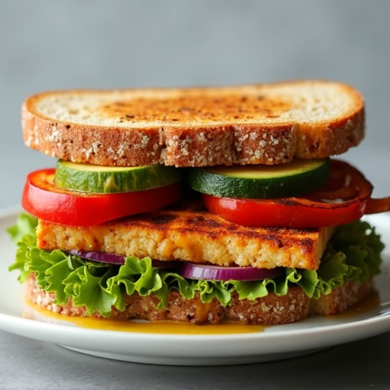 Hearty Grilled Veggie Sandwich