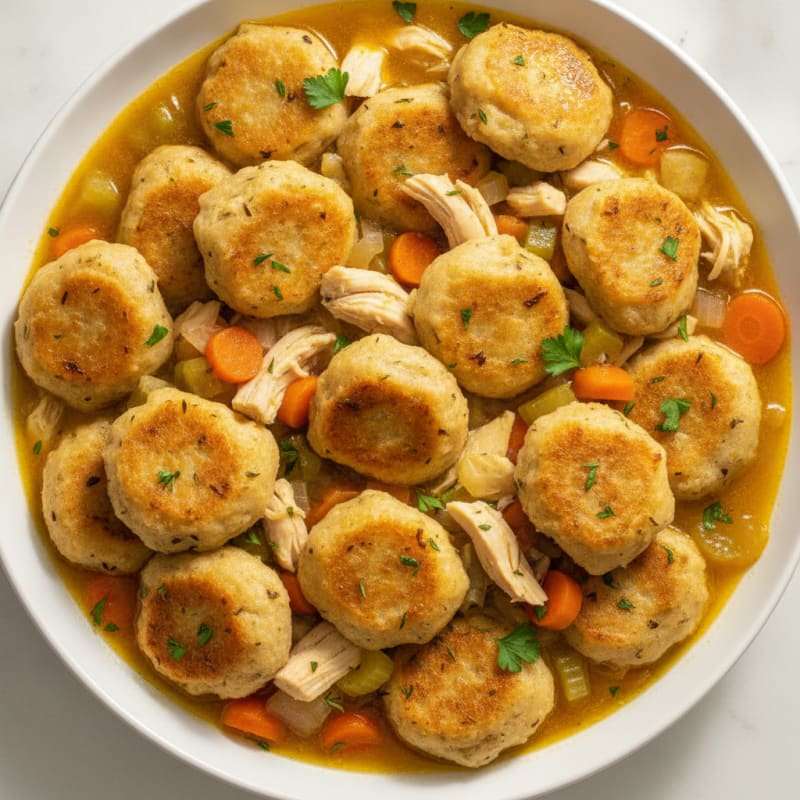 Homestyle Chicken and Herb Dumplings