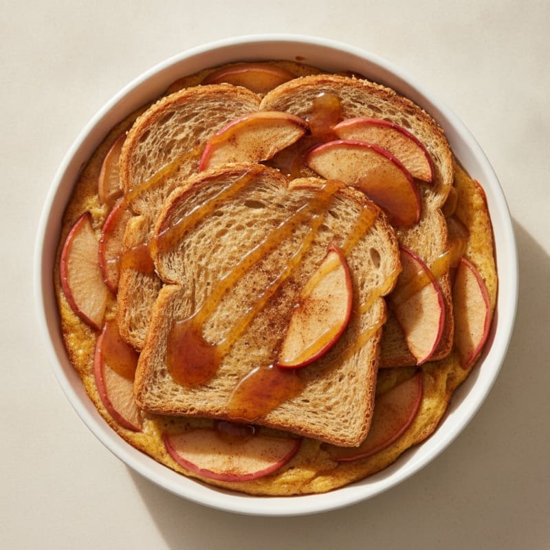 Apple Cinnamon Baked French Toast