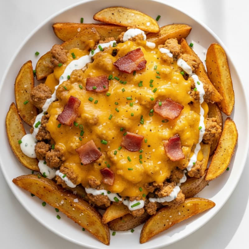Loaded Bacon Cheddar Fries