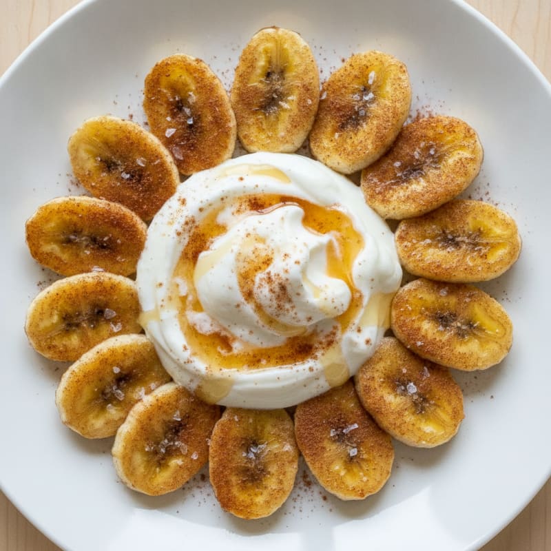 Caramelized Banana Bites with Cinnamon