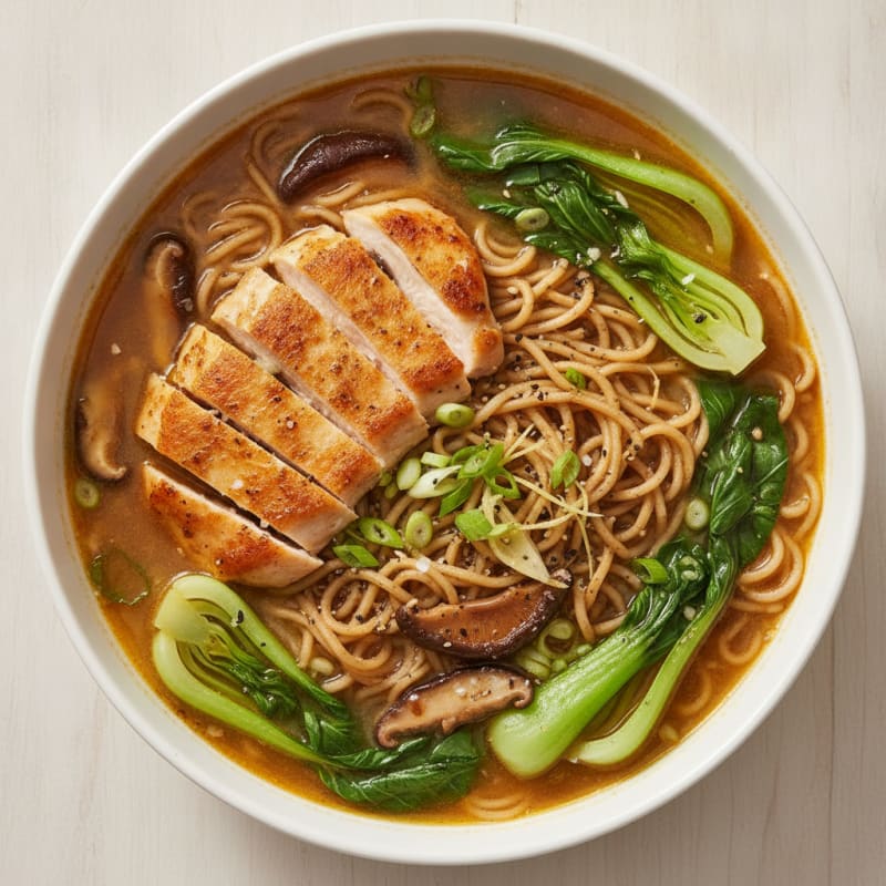 Chicken Ramen Noodle Bowl