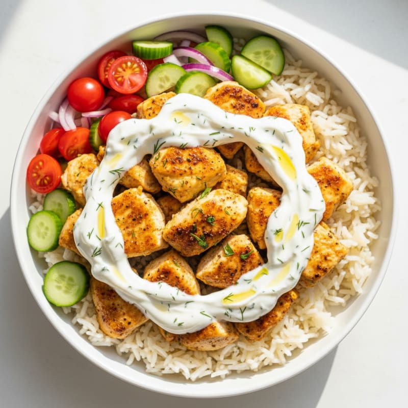 Chicken Shawarma Rice Bowl