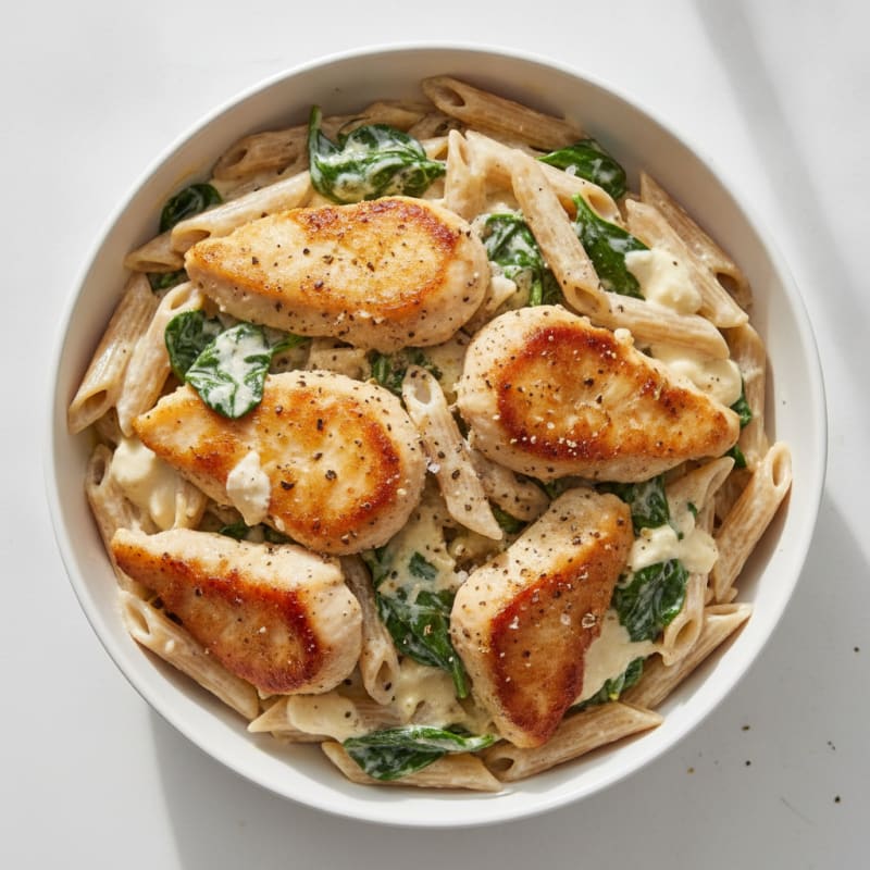 Garlic Parmesan Chicken Alfredo
