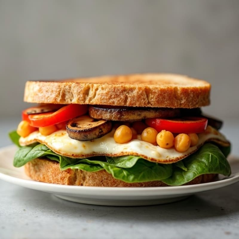 Hearty Grilled Vegetable Sandwich