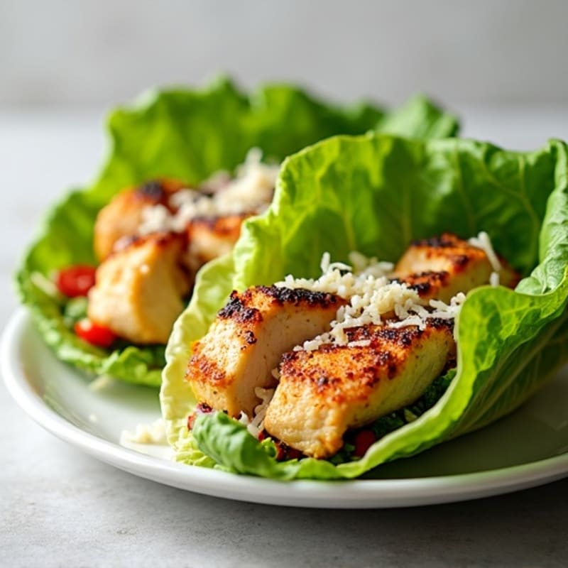 Grilled Chicken Caesar Lettuce Wrap