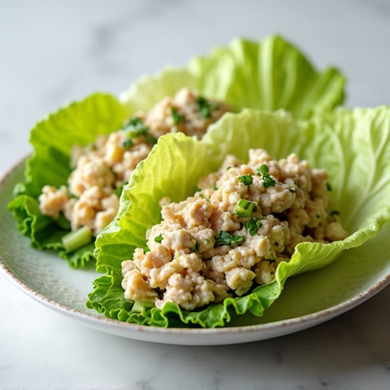 Tuna Salad Lettuce Wraps