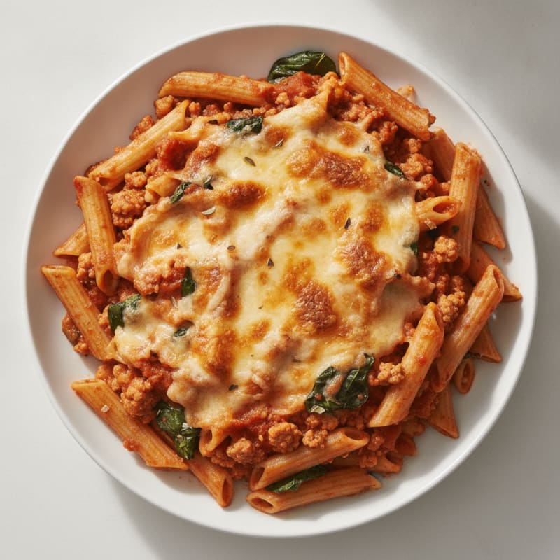 Classic Baked Ziti with Ricotta