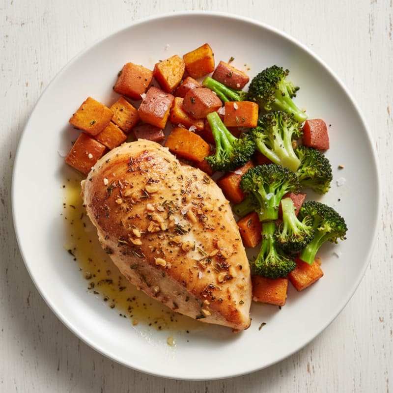 Garlic Herb Roasted Chicken Breast