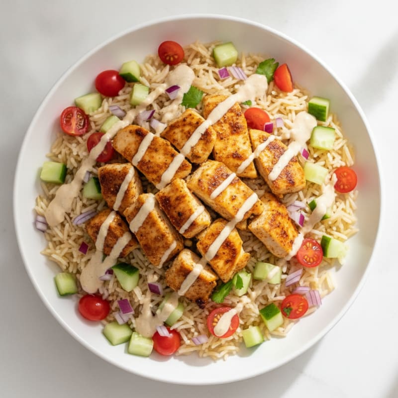 Chicken Shawarma Rice Bowl