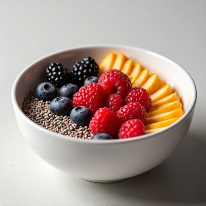 Honey-Vanilla Greek Yogurt Power Bowl with Fresh Berries