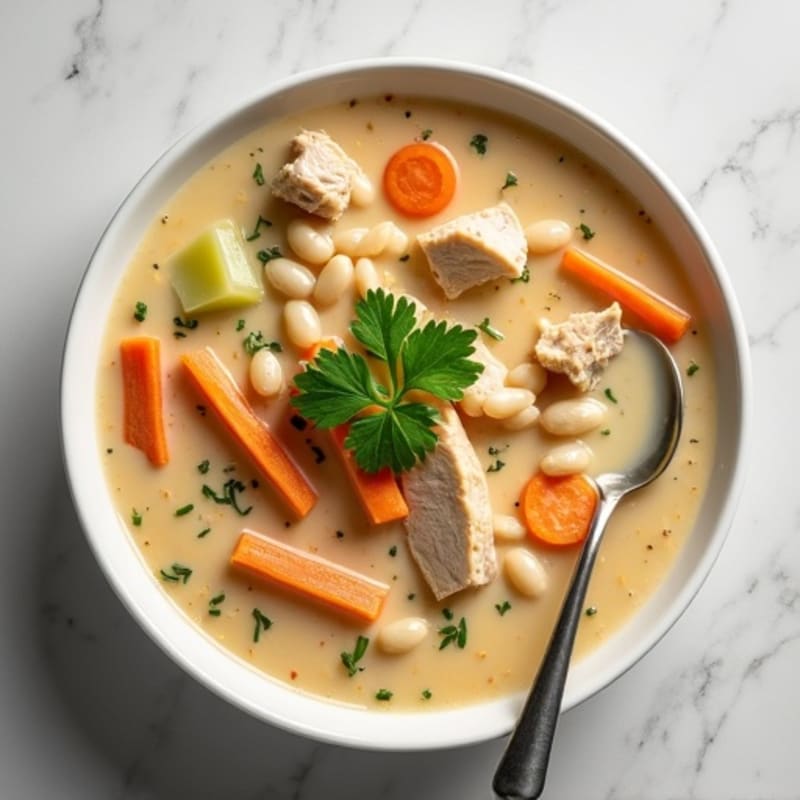 Creamy Chicken and White Bean Soup