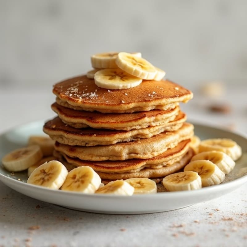 Protein-Packed Banana Oat Pancakes