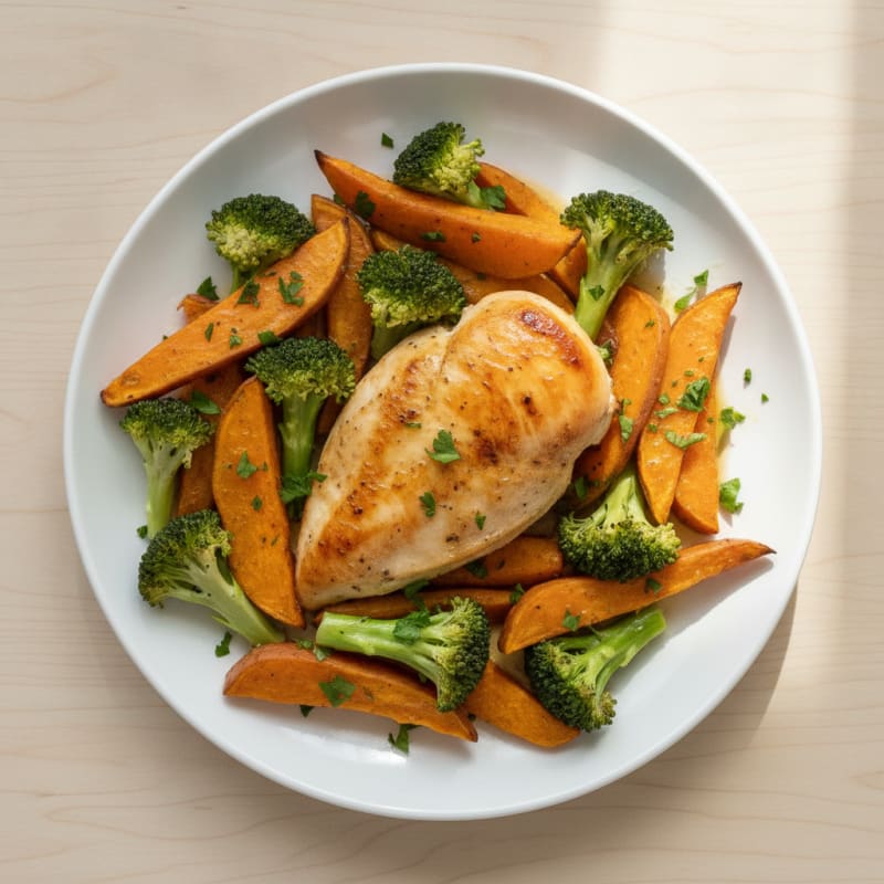 Sheet Pan Lemon Herb Chicken and Veggies