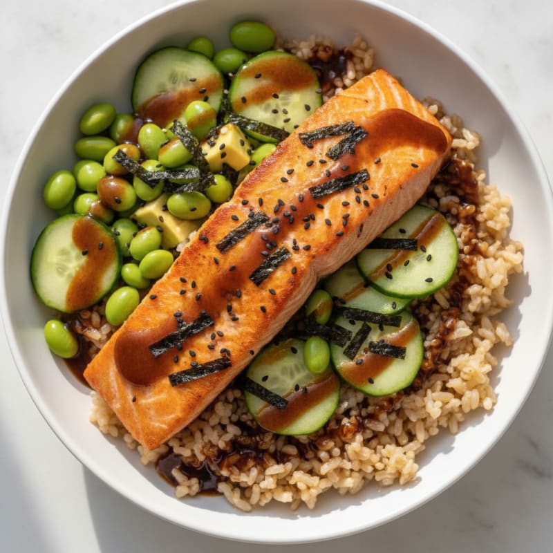 Salmon Sushi Rice Bowl