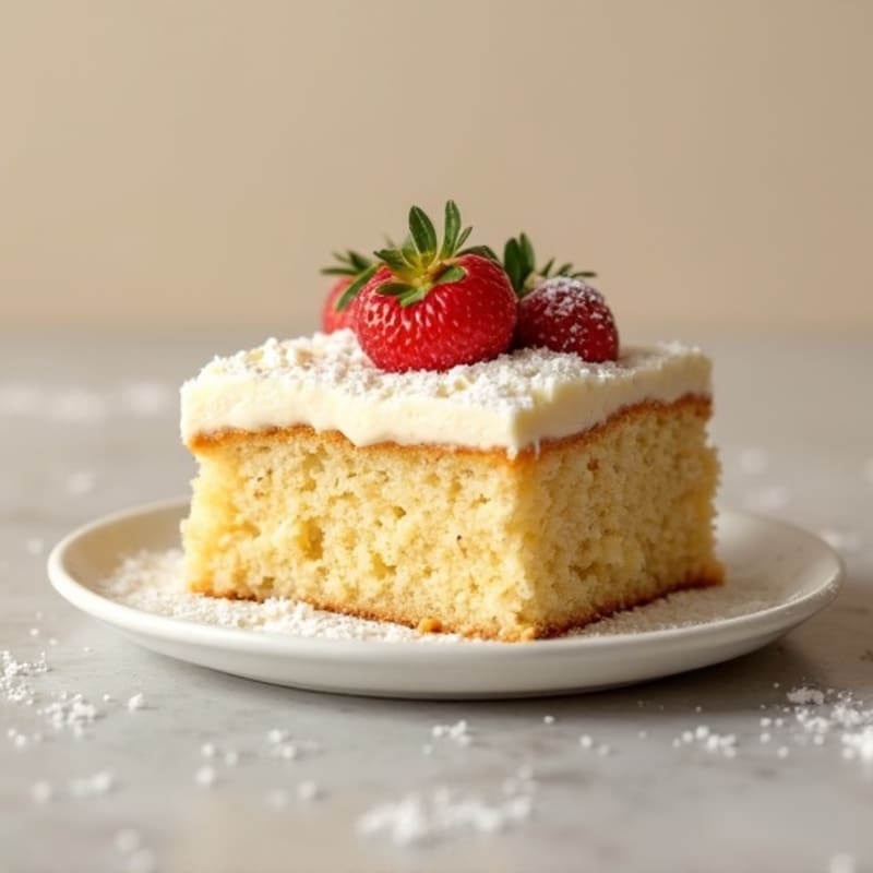 Protein-Packed Vanilla Almond Cake