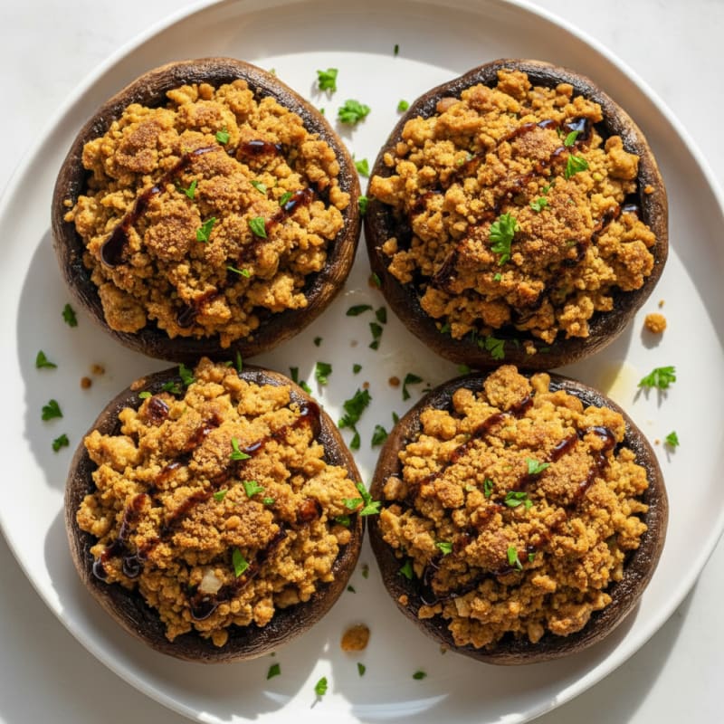 Garlic-Herb Roasted Portobello Mushrooms