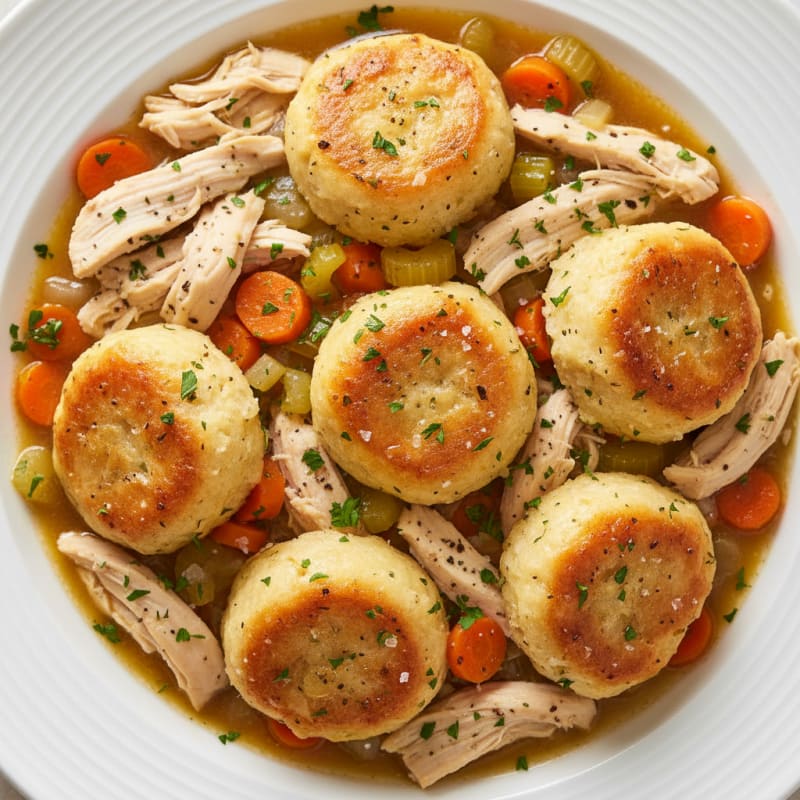 Homestyle Chicken and Herb Dumplings