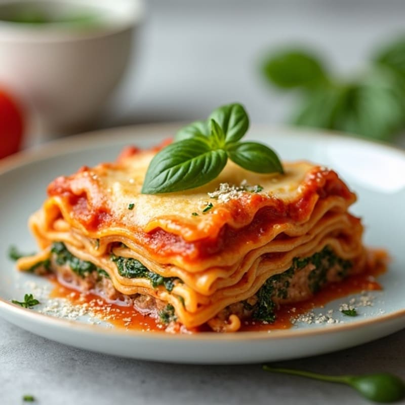 Lean Ground Turkey Lasagna Bake with Creamy Ricotta
