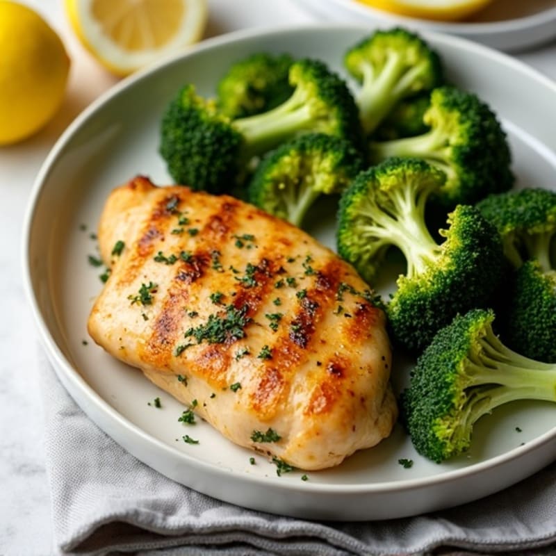 Sheet Pan Lemon Herb Chicken and Crispy Roasted Broccoli