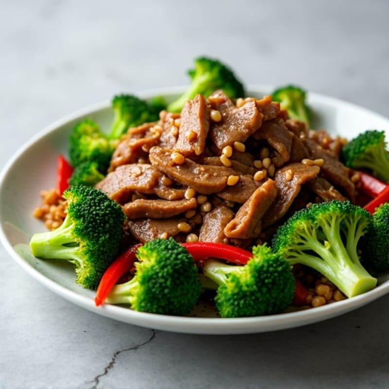 Garlic Ginger Beef and Broccoli Stir-Fry