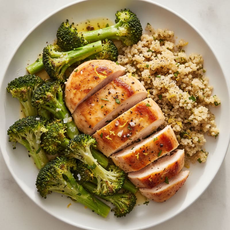 Lemon-Herb Roasted Chicken and Broccoli