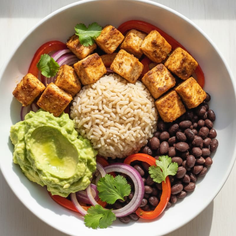 Chicken Burrito Bowl with Black Beans