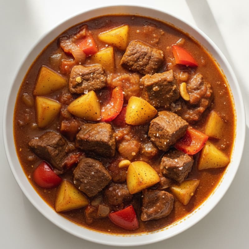 Slow-Cooked Beef Goulash Stew