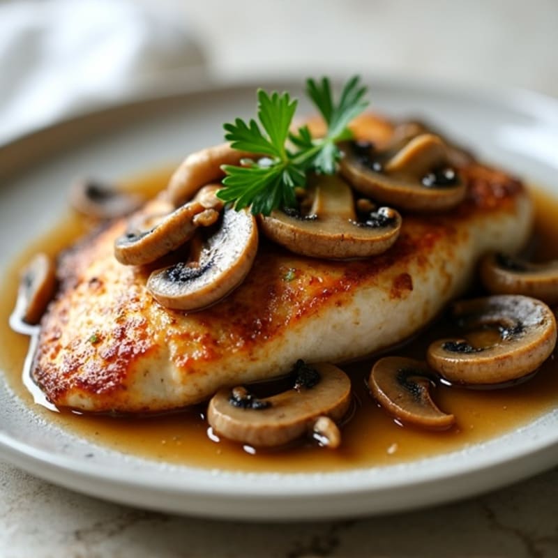 Pan-Seared Chicken with Mushroom Marsala Sauce