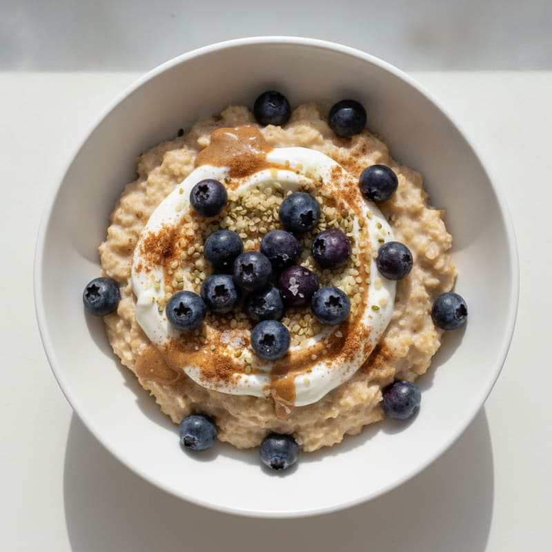 Protein-Packed Berry Oatmeal Bowl