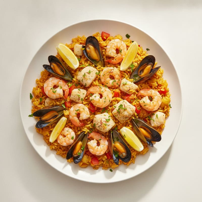 Classic Spanish Seafood Paella