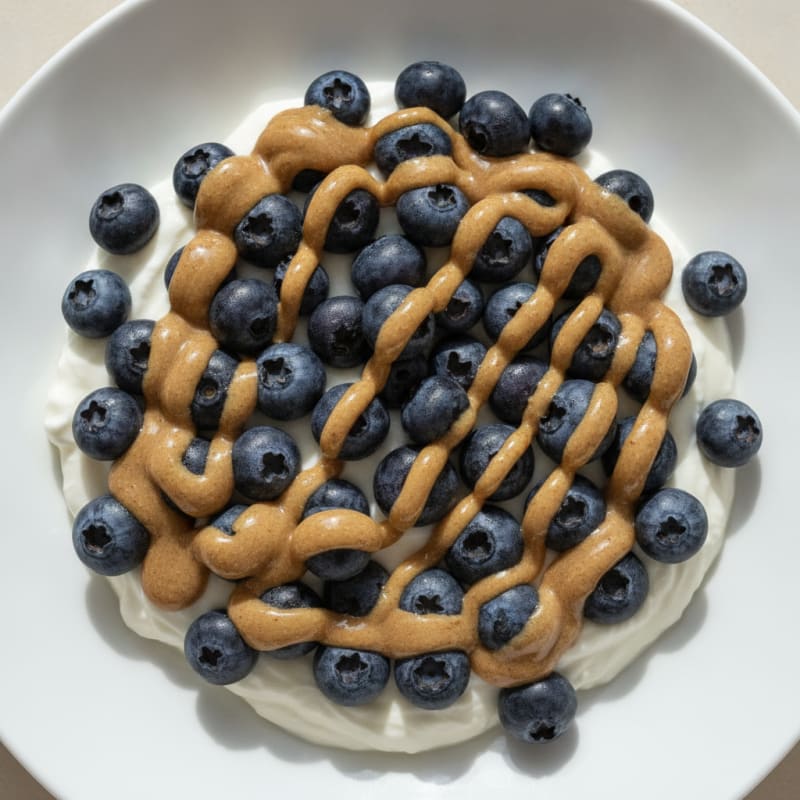 Silky Greek Yogurt Protein Pudding with Berries