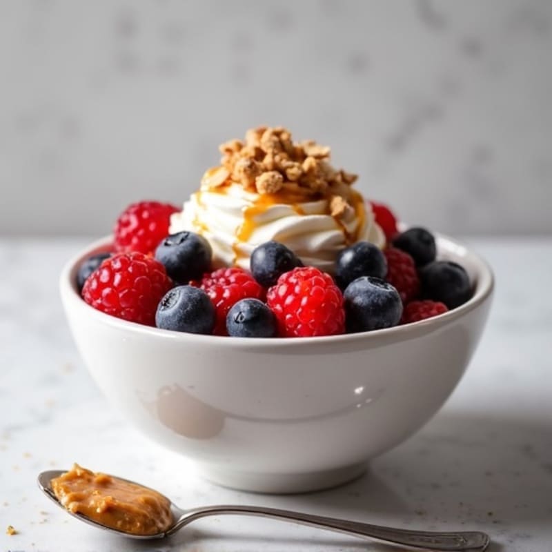 Creamy Berry Protein Cheesecake Bowl