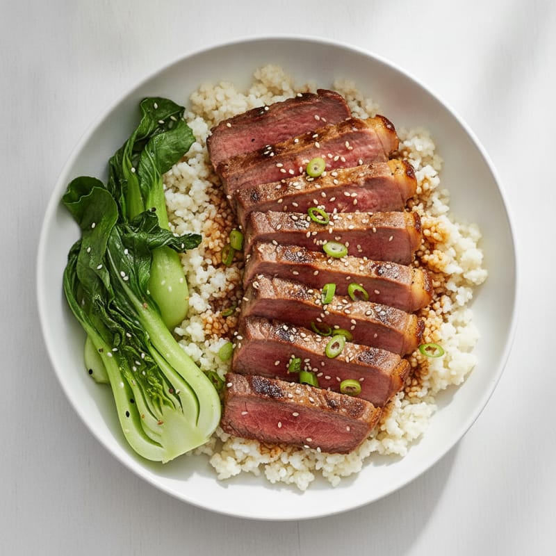 Korean BBQ Marinated Sirloin Steak