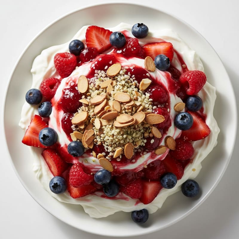 Creamy Greek Yogurt Protein Parfait with Mixed Berries