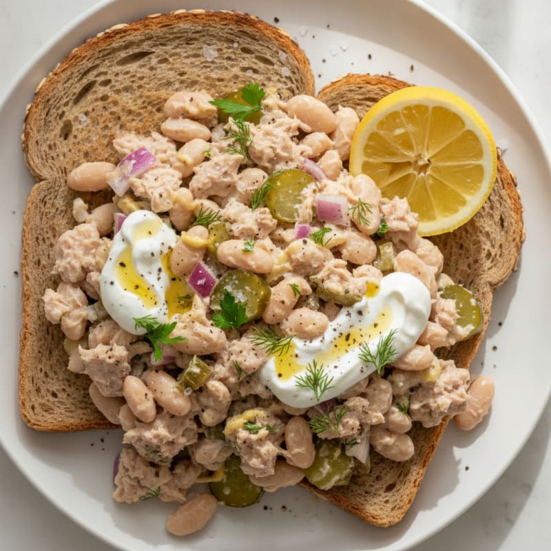 Tangy Greek Yogurt Tuna Sandwich
