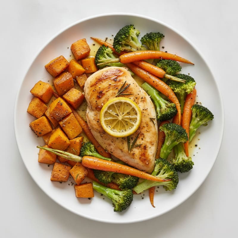 Lemon Herb Roasted Chicken Dinner