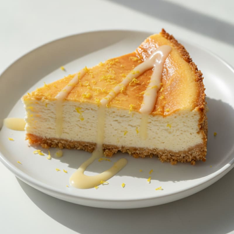 Creamy Greek Yogurt Protein Cheesecake
