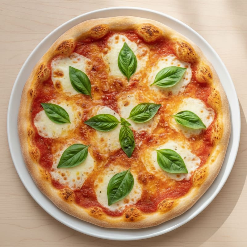 Classic Margherita Pizza with Fresh Basil