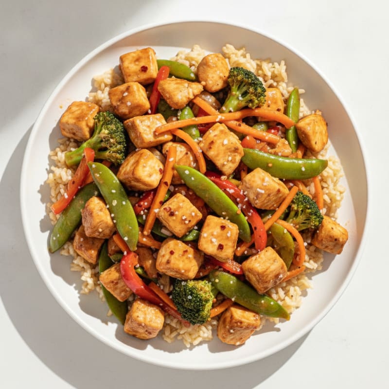 Spicy Teriyaki Chicken and Vegetable Stir-Fry