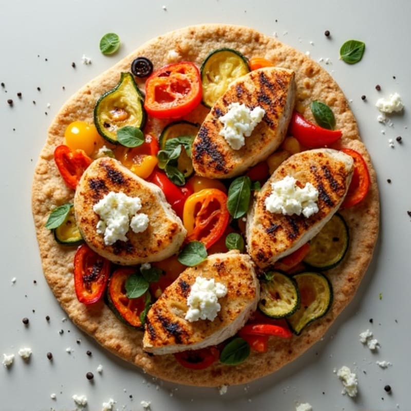 Rustic Roasted Veggie Flatbread