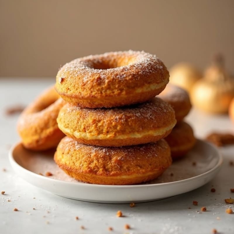 Protein-Packed Pumpkin Spice Baked Donuts