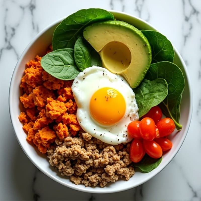 Lean Turkey Sweet Potato Power Bowl