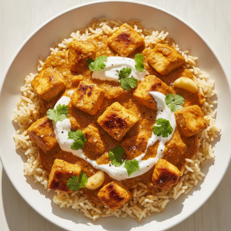 Spiced Butter Chicken with Basmati Rice