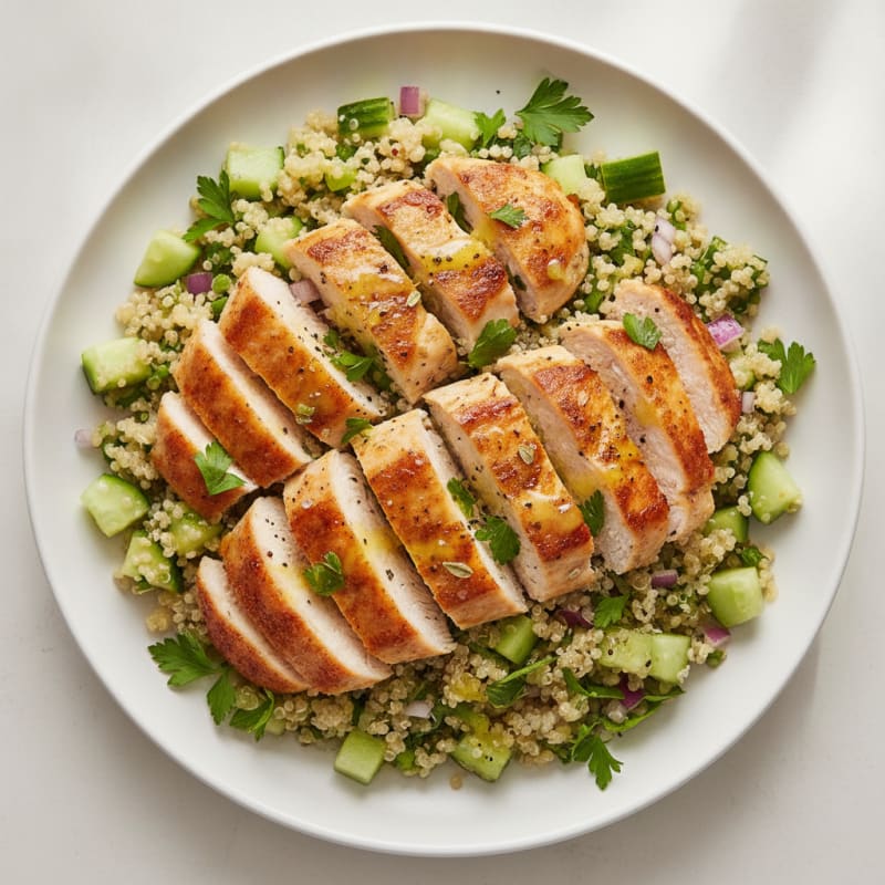 Lemon-Herb Chicken and Quinoa Salad